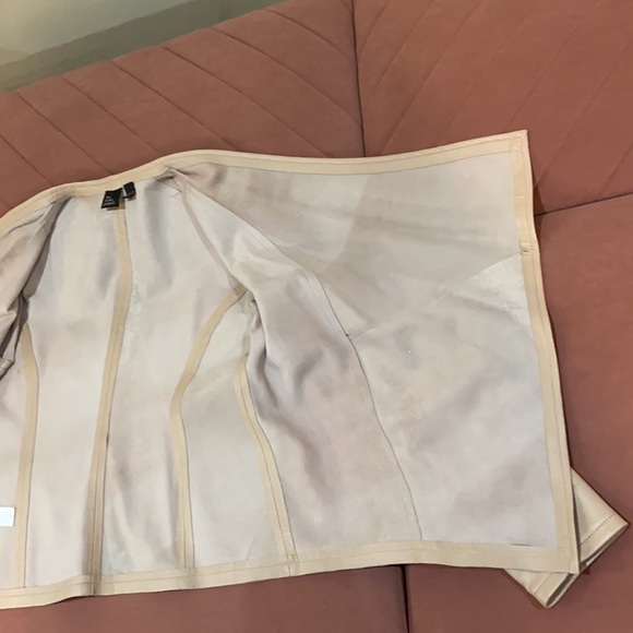 New Eileen Fisher Fisher Project leather jacket - Picture 11 of 14